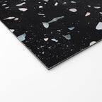 Terrazzo Memphis black galaxy Welcome Mat Gallery Image 2