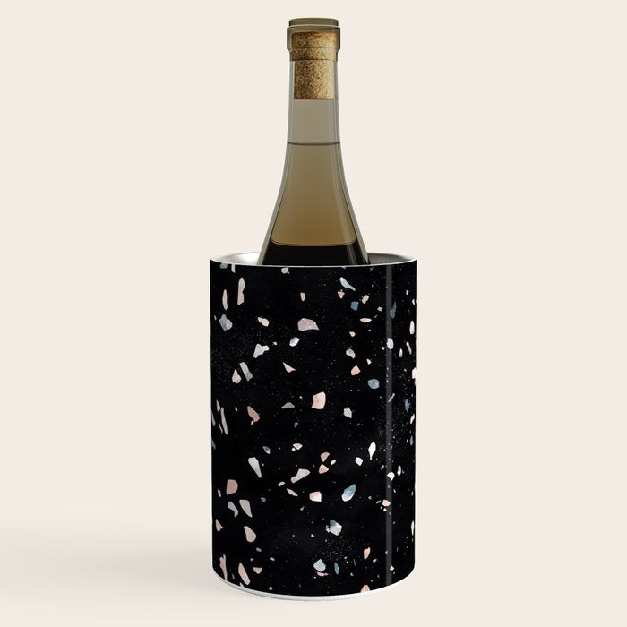 Terrazzo Memphis black galaxy Wine Chiller Gallery Image 2