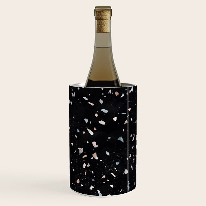 Terrazzo Memphis black galaxy Wine Chiller Gallery Image 3