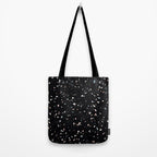 Terrazzo Memphis black galaxy Tote Bag Gallery Image 2