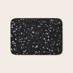 Terrazzo Memphis black galaxy Bath Mat Gallery Image 1