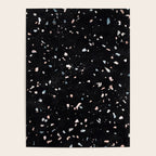 Terrazzo Memphis black galaxy Poster Gallery Image 4