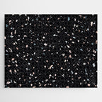 Terrazzo Memphis black galaxy Jigsaw Puzzle Gallery Image 1