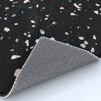 Terrazzo Memphis black galaxy Rug Gallery Image 4