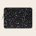 Terrazzo Memphis black galaxy Laptop Sleeve Gallery Image 1