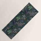 Atlas Moth  Mushroom Night Yoga Mat Gallery Image 1