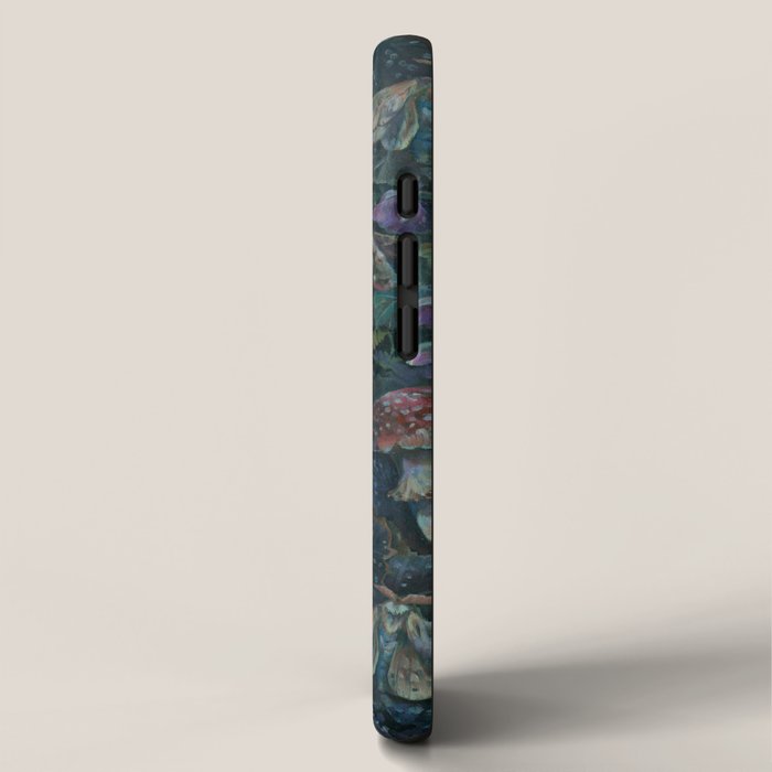 Atlas Moth  Mushroom Night iPhone Case Gallery Image 2