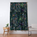 Atlas Moth  Mushroom Night Window Curtain Gallery Image 5