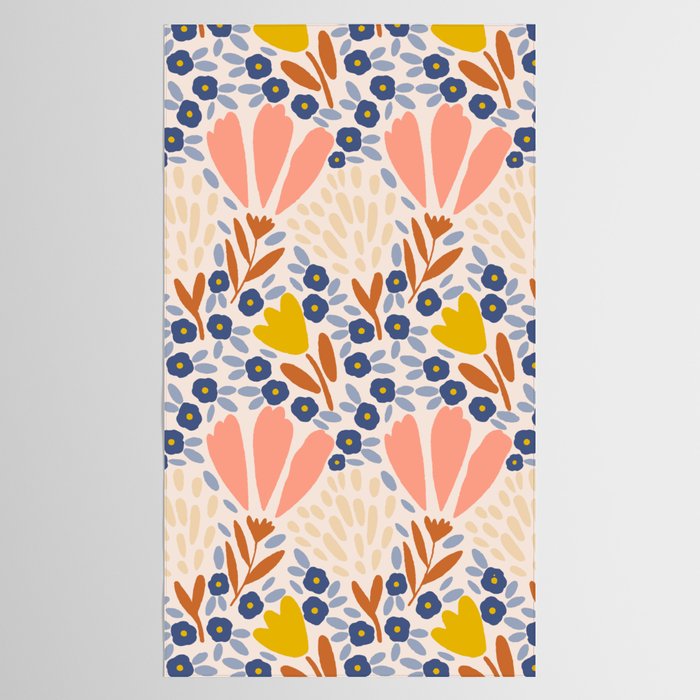 Spring Flower Field  Tablecloth Gallery Image 2