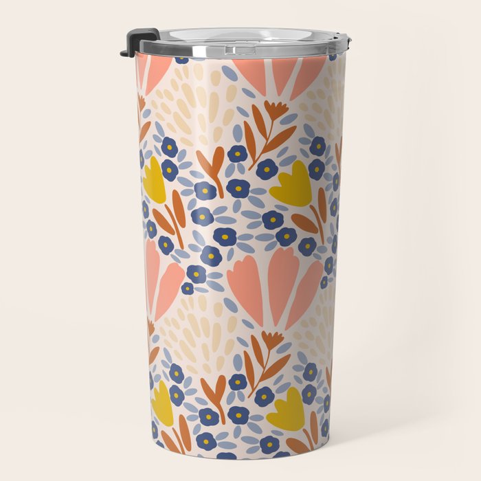 Spring Flower Field  Travel Mug Gallery Image 3