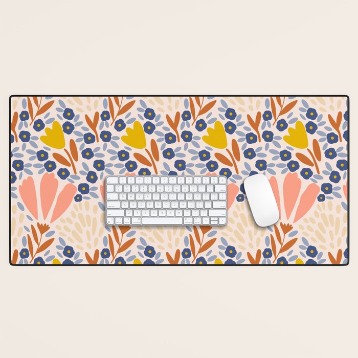 Spring Flower Field  Desk Mat Gallery Image 1