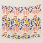 Spring Flower Field  Wall Tapestry Gallery Image 4