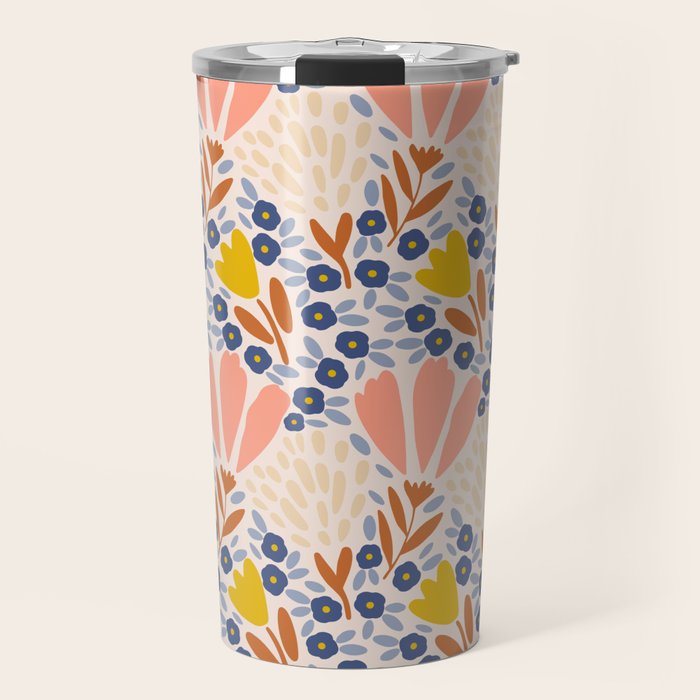 Spring Flower Field  Travel Mug Gallery Image 1