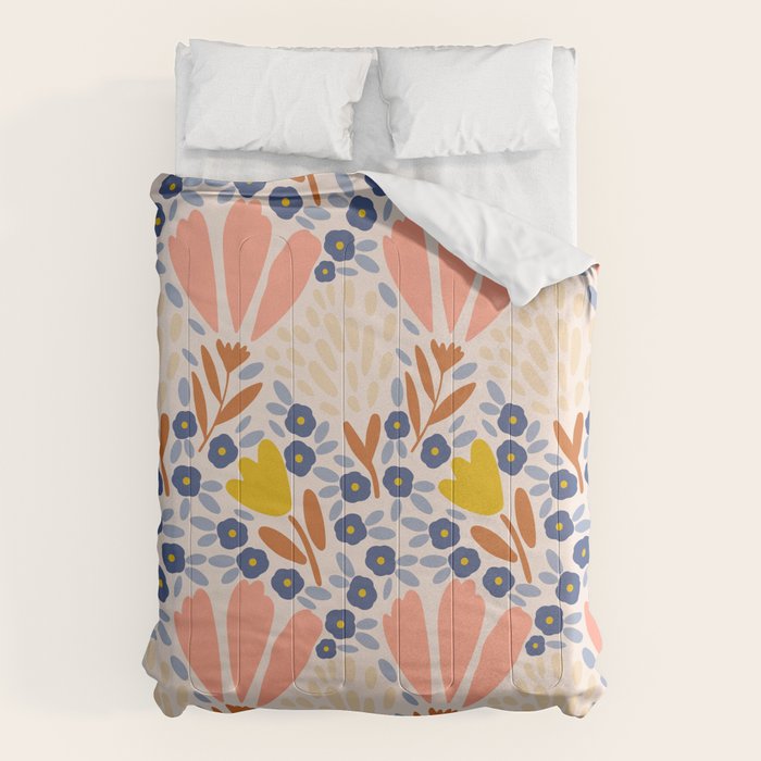 Spring Flower Field  Comforter Gallery Image 1