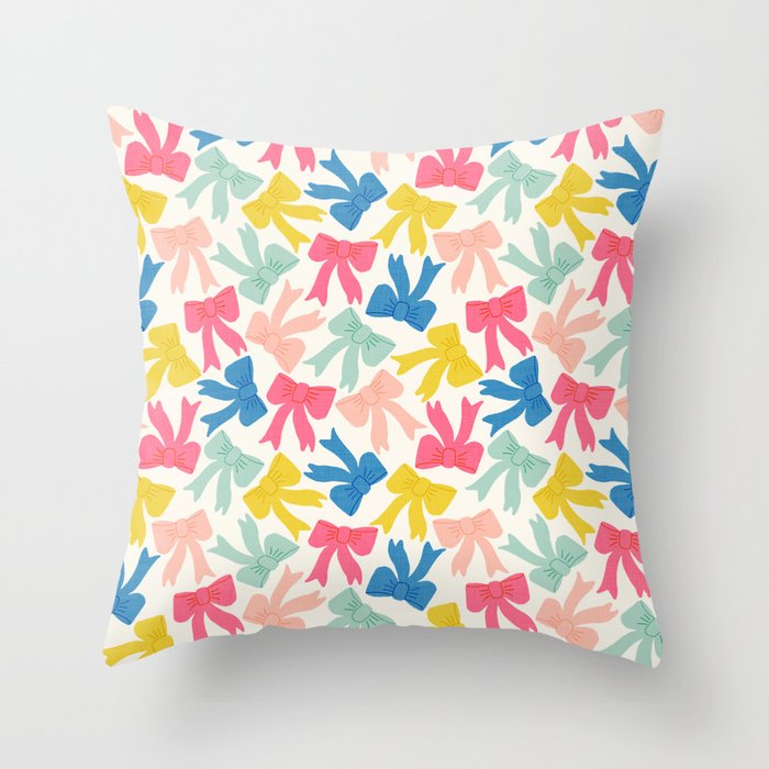 Cheery Bows Throw Pillow Gallery Image 6