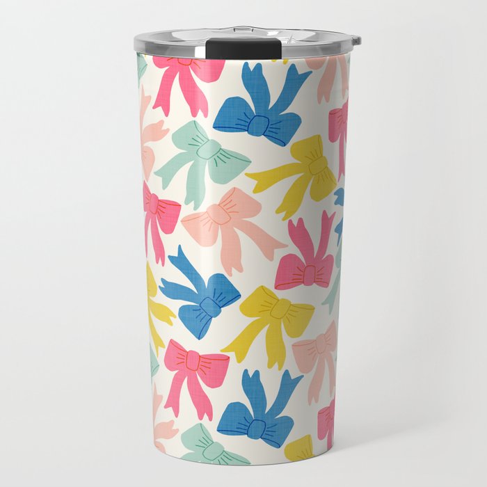 Cheery Bows Travel Mug Gallery Image 1