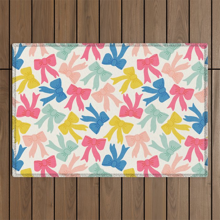 Cheery Bows Outdoor Rug Gallery Image 1