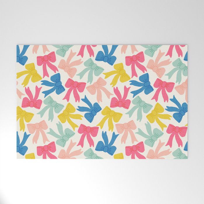 Cheery Bows Welcome Mat Gallery Image 1