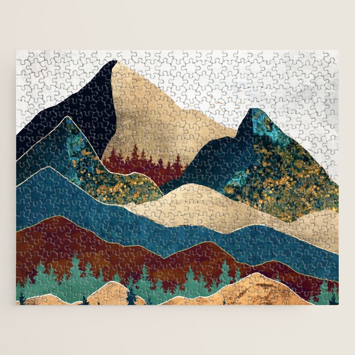 Malachite Mountains Jigsaw Puzzle Gallery Image 1