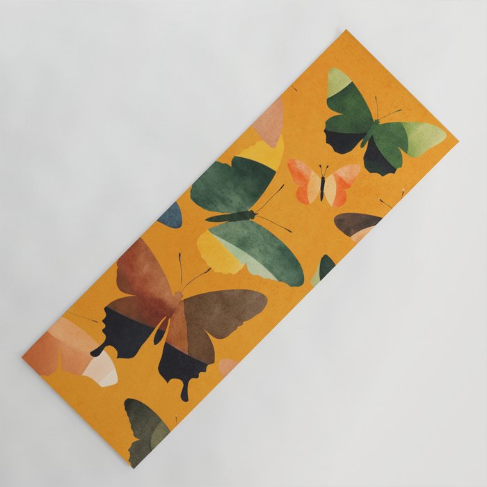 Beautiful Butterflies 5 Yoga Mat Gallery Image 1