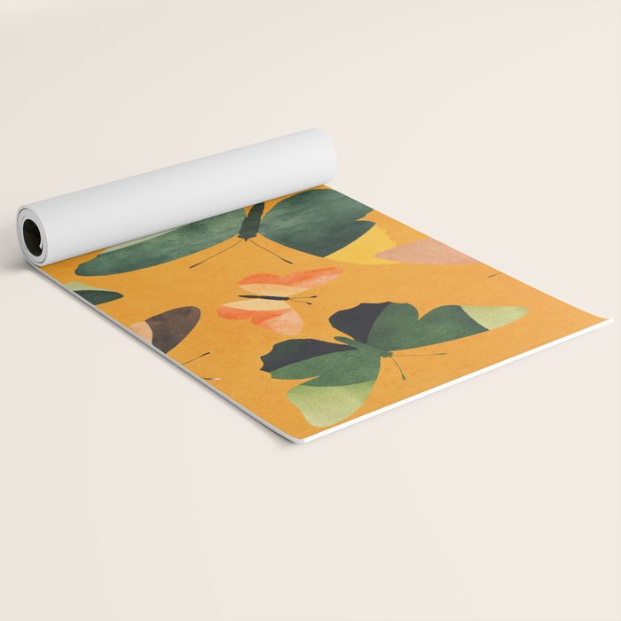 Beautiful Butterflies 5 Yoga Mat Gallery Image 2