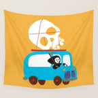 Death on wheels Wall Tapestry Gallery Image 4