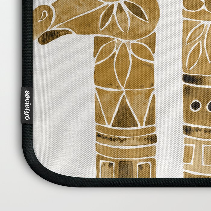 Giraffes - Sepia Palette Laptop Sleeve Gallery Image 3