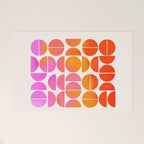 Playful, Vivid Abstract Welcome Mat Gallery Image 1