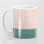 N28 - Anthropologie Traditional Moroccan Style Pink Texture Coffee Mug Gallery Image 3