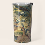 Antique 17th Century Flemish Chinoiserie Temple Landscape Tapestry Travel Mug Gallery Image 2