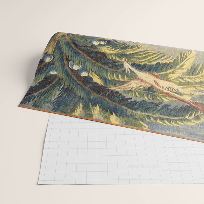 Antique 17th Century Flemish Chinoiserie Temple Landscape Tapestry Wrapping Paper Gallery Image 2
