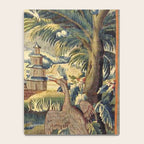 Antique 17th Century Flemish Chinoiserie Temple Landscape Tapestry Notebook Gallery Image 4
