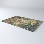 Antique 17th Century Flemish Chinoiserie Temple Landscape Tapestry Rug Gallery Image 3