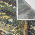 Antique 17th Century Flemish Chinoiserie Temple Landscape Tapestry Wall Tapestry Gallery Image 3
