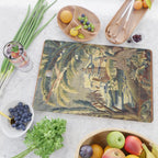 Antique 17th Century Flemish Chinoiserie Temple Landscape Tapestry Cutting Board Gallery Image 2