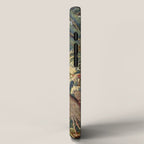 Antique 17th Century Flemish Chinoiserie Temple Landscape Tapestry iPhone Case Gallery Image 2