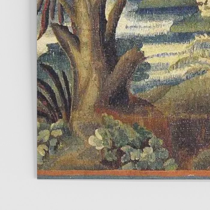 Antique 17th Century Flemish Chinoiserie Temple Landscape Tapestry Poster Gallery Image 3