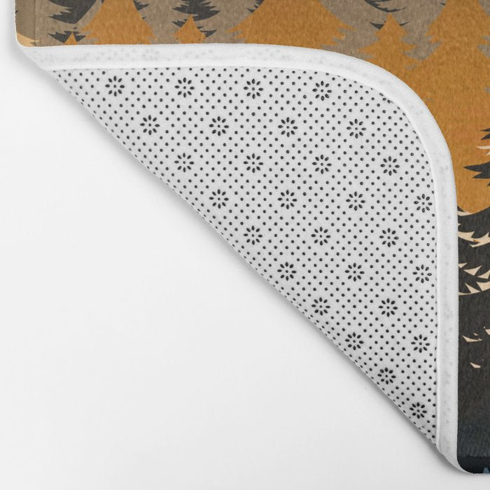 Colors of a Mountain View Bath Mat Gallery Image 2