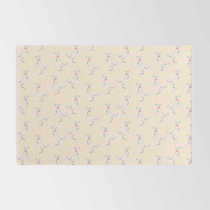 White Poodle  Rug Gallery Image 2