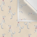 White Poodle  Wall Tapestry Gallery Image 3