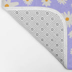 Daisy Pattern Bath Mat Gallery Image 2