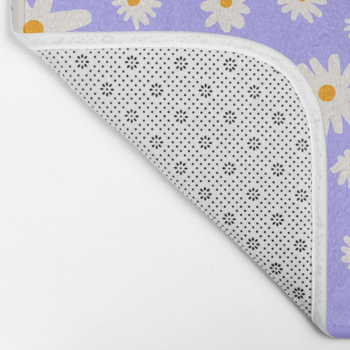 Daisy Pattern Bath Mat Gallery Image 2