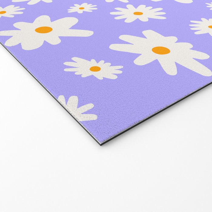 Daisy Pattern Welcome Mat Gallery Image 2
