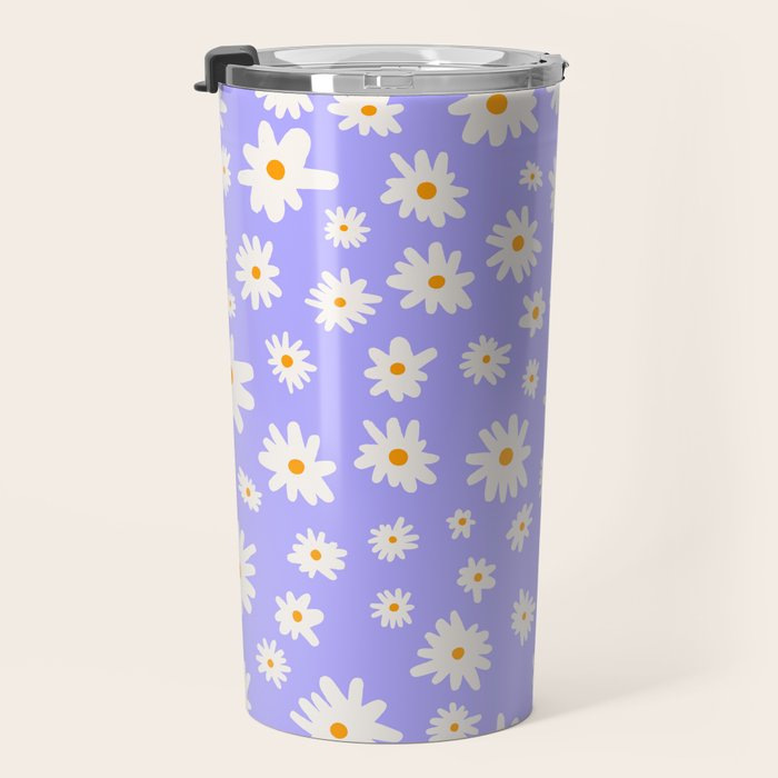 Daisy Pattern Travel Mug Gallery Image 3