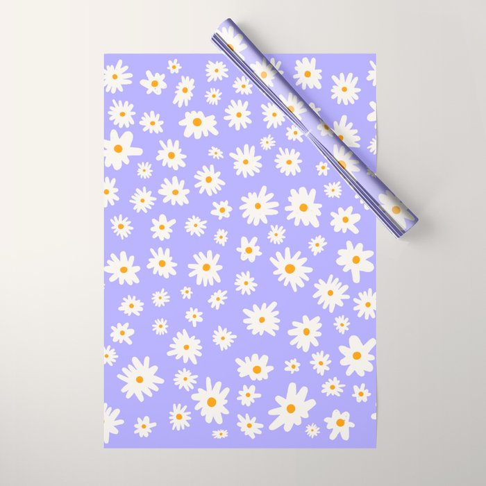 Daisy Pattern Wrapping Paper Gallery Image 1