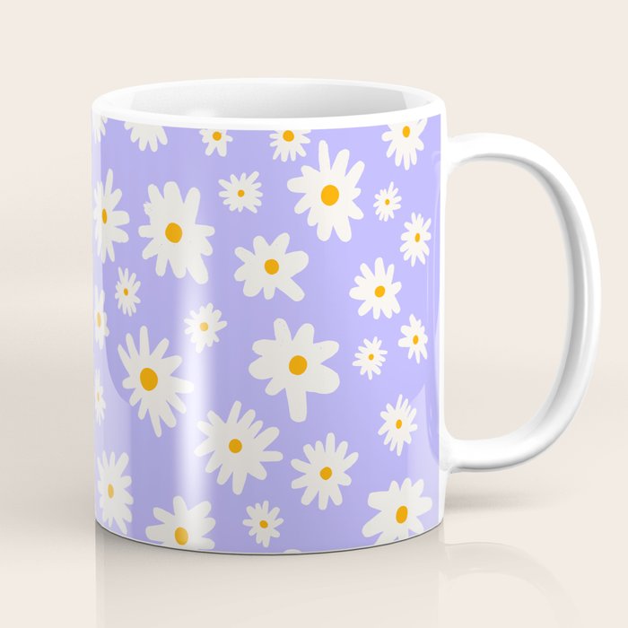 Daisy Pattern Coffee Mug Gallery Image 1