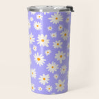 Daisy Pattern Travel Mug Gallery Image 2