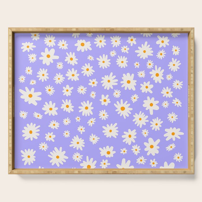 Daisy Pattern Serving Tray Gallery Image 1