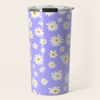 Daisy Pattern Travel Mug Gallery Image 1