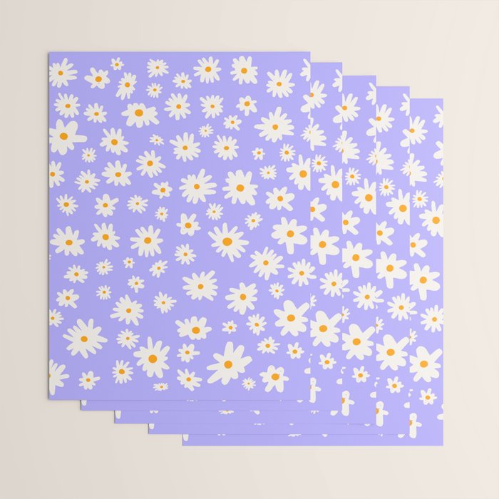 Daisy Pattern Wrapping Paper Gallery Image 3